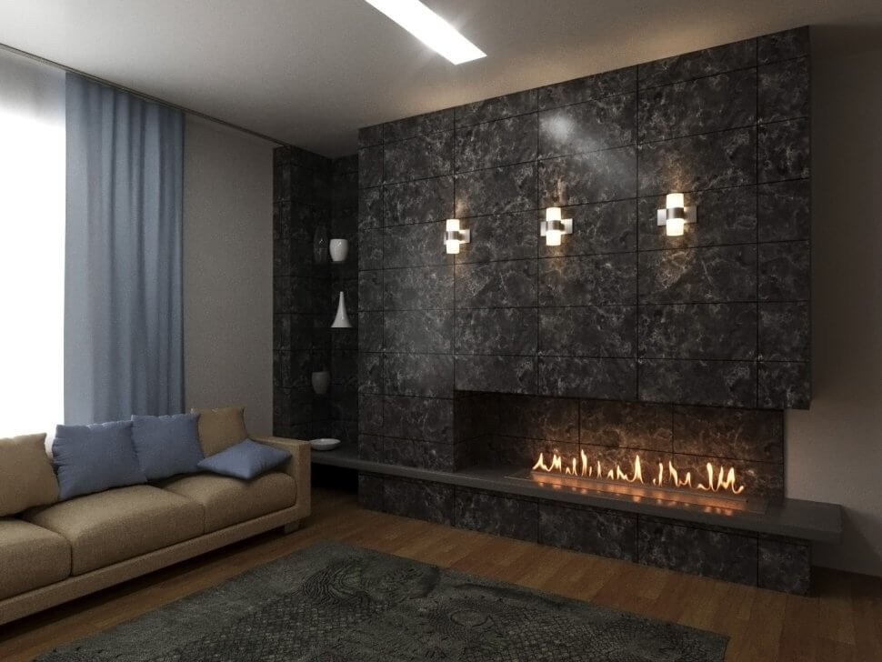 Автоматический биокамин Lux Fire Smart Flame 1200 RC
