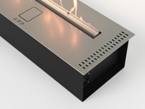 Автоматический биокамин Lux Fire Smart Flame 1800 RC INOX