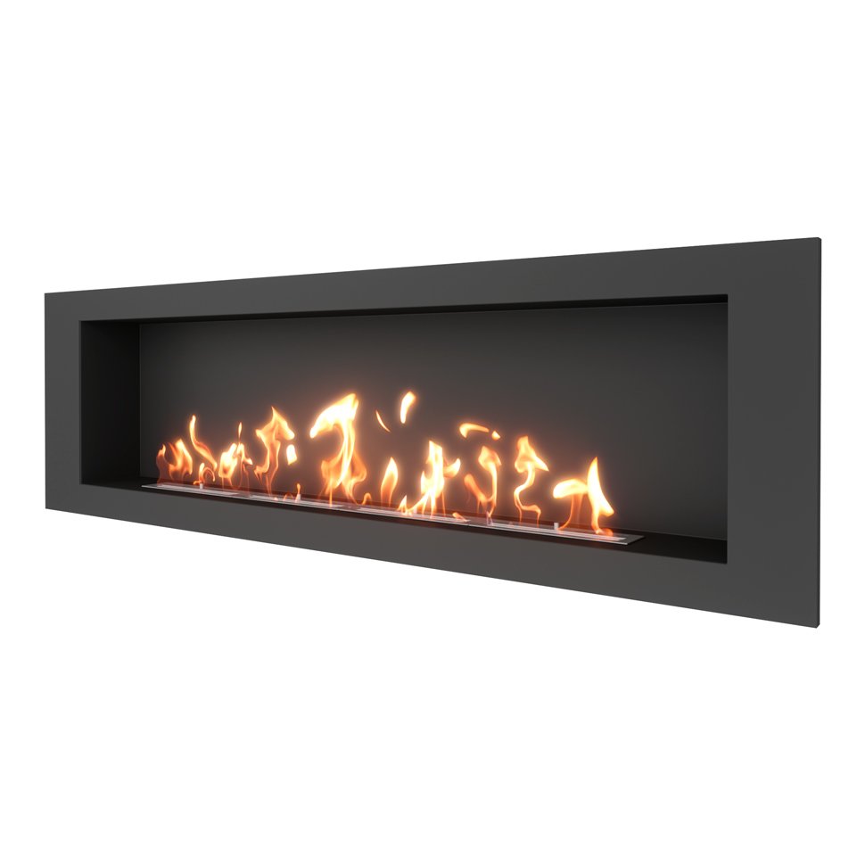 Биокамин встраиваемый SteelHeat LONG 1800 LITE