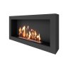 Биокамин SteelHeat WALL ONE 1100 LITE черный фото 1